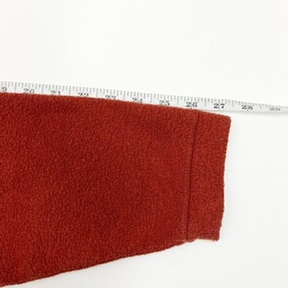 Tommy Bahama Textured V-Neck Fleece Pullover Sweater. Rust. Men's Size XL - Picture 10 of 12